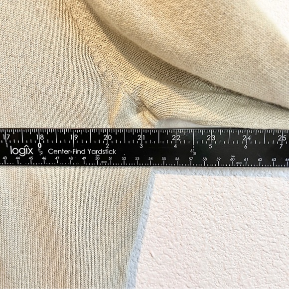 Merona Cardigan XL Pastel Green Silk Cashmere Embroidered Vintage Cottagecore - Picture 7 of 9